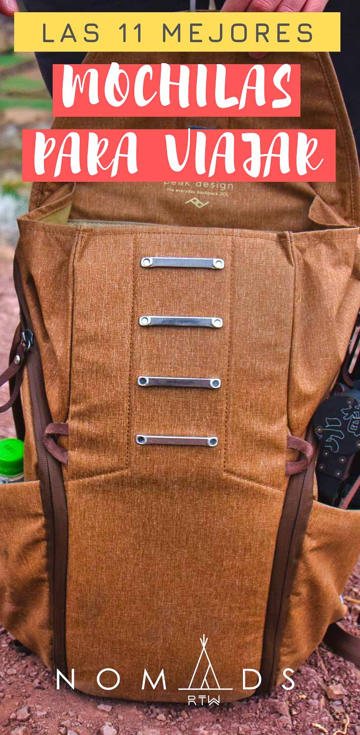las 11 mejores mochilas para viajar